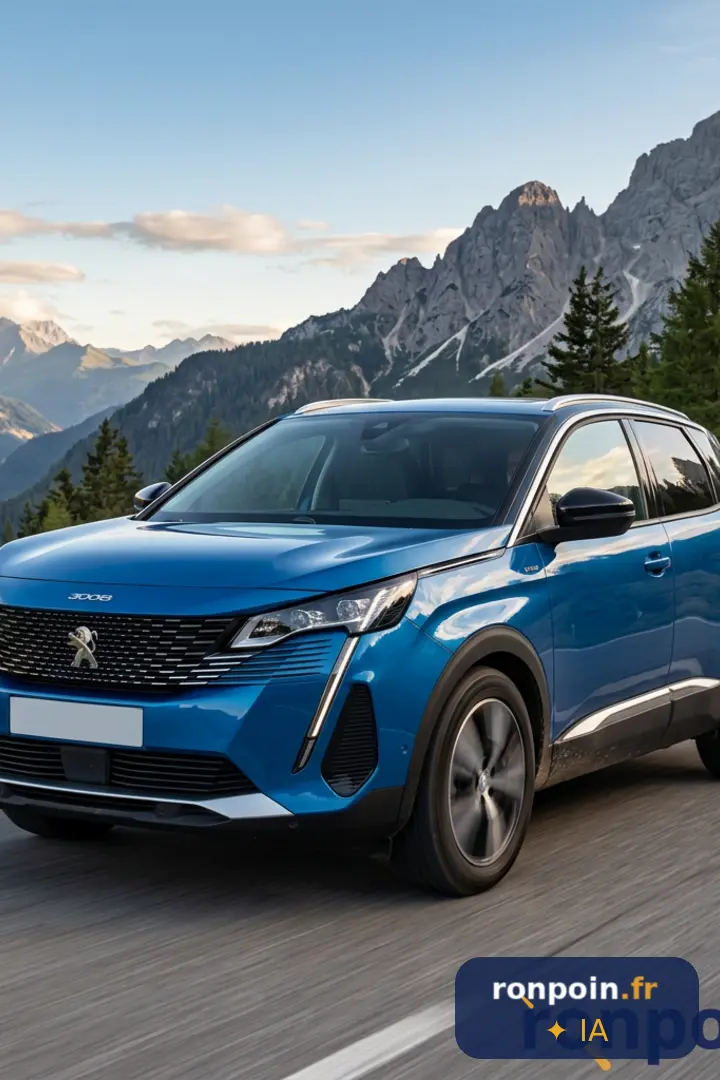 Image générée par intelligence artificielle Suv d'occasion — illustration générée par IA