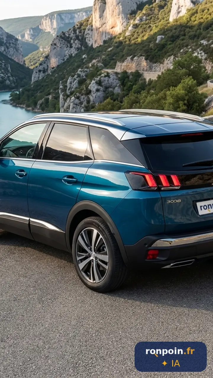 Image générée par intelligence artificielle Suv d'occasion — illustration générée par IA