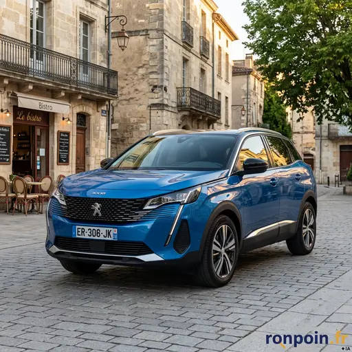 SUV et ZFE — illustration générée par IA