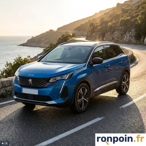 Image générée par intelligence artificielle SUV premium allemands d'occasion : Q5, X3, GLC — illustration générée par IA