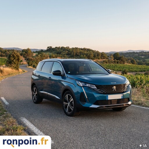 SUV d'occasion à Paris — illustration générée par IA